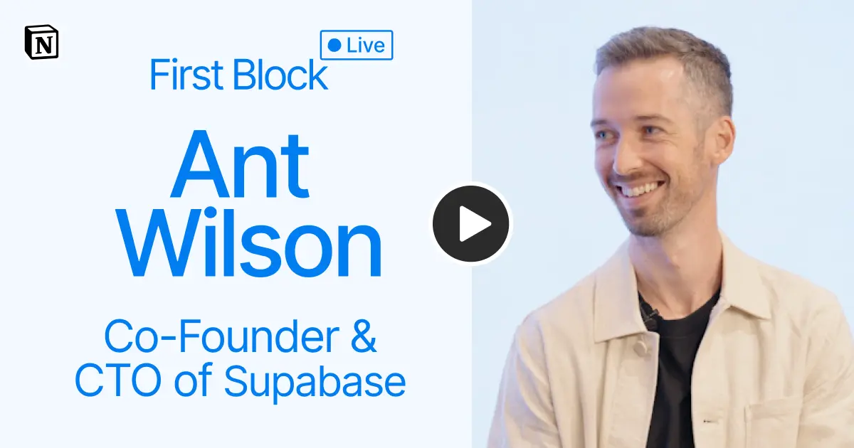 First Block Ant Wilson