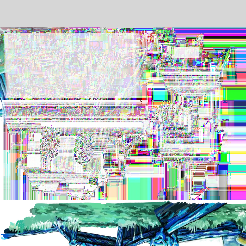 A PNG that "came out all wacky" during the Braid code cleanup. Image from number-none.com.