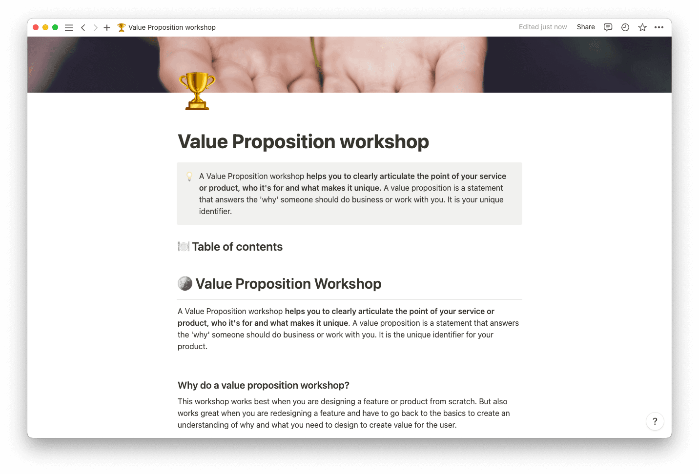 Value proposition template thumbnail