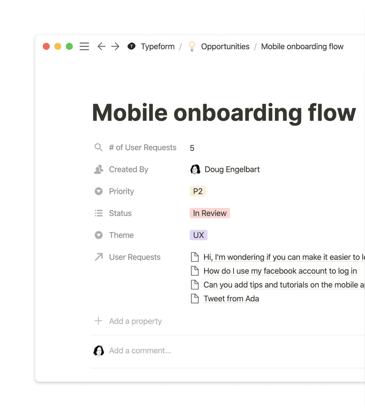 Aggregating feature requests can be a quick way to identify what’s important.