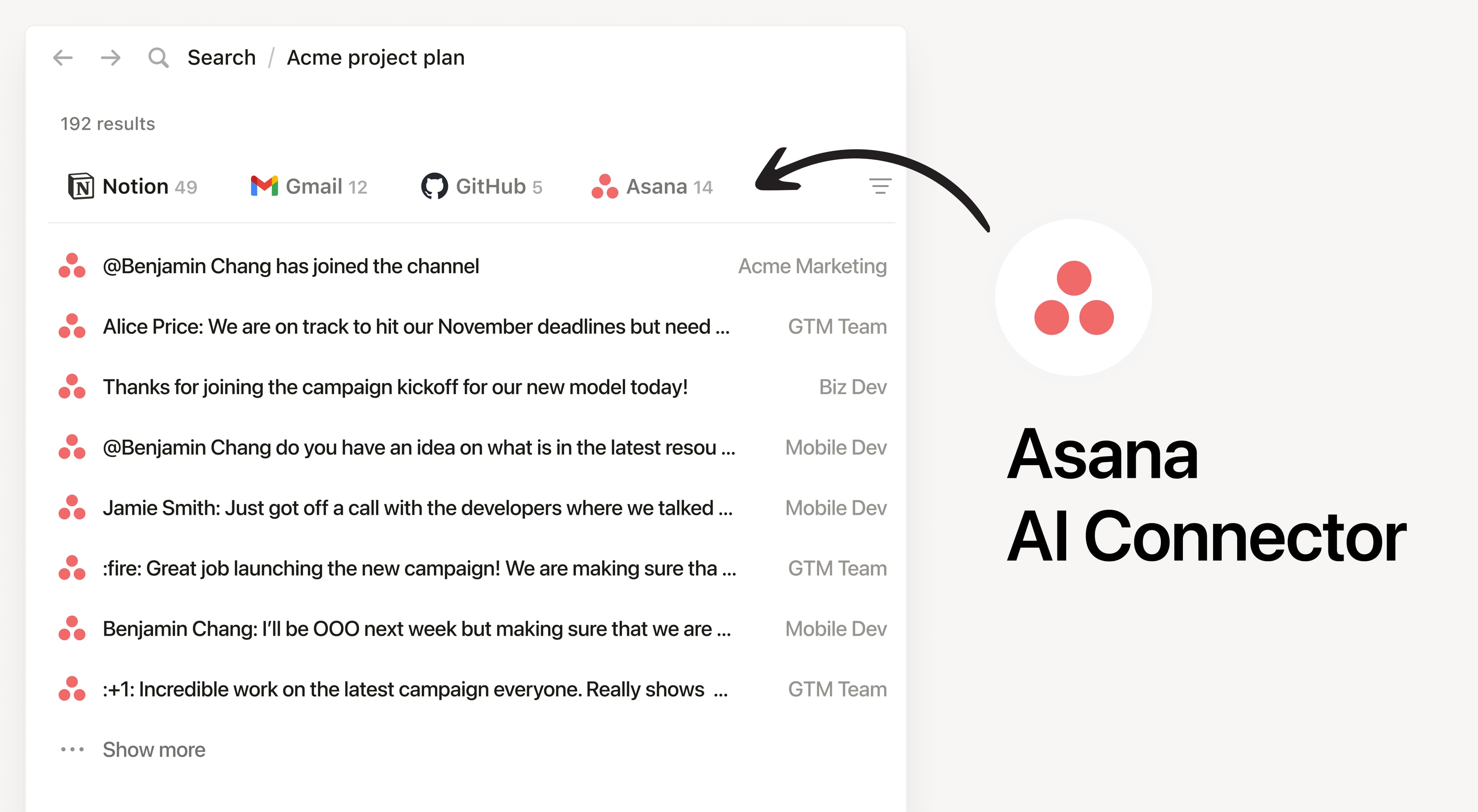 Asana AI Connector