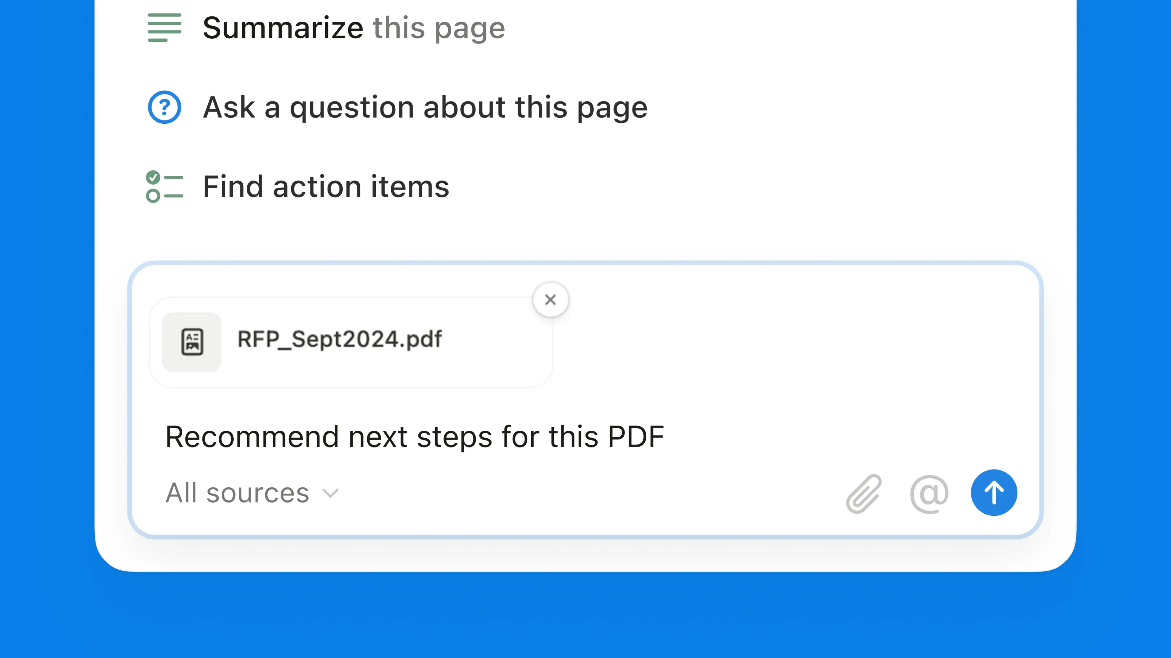 Analyze PDFs and images