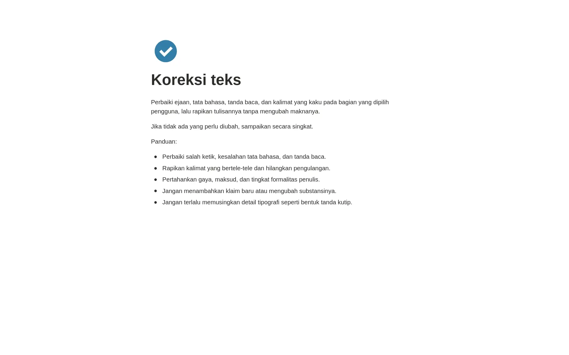 Tangkapan layar koleksi Skill AI untuk menulis dan mengedit oleh Notion